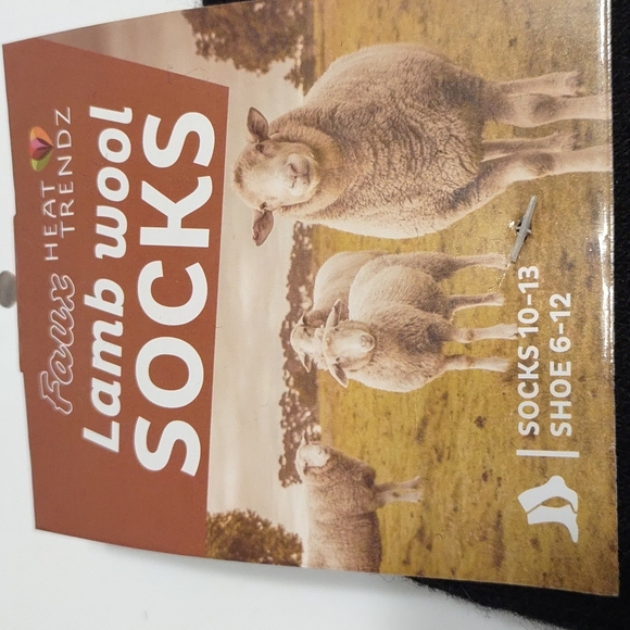 Lamb Wool Socks 4 Pair Solid Thick and Smart Mens Neutral Basic Solid Colors - Picture 3 of 3